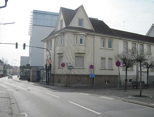 Blick auf das Jägerhaus von der Dieburger Straße aus.
