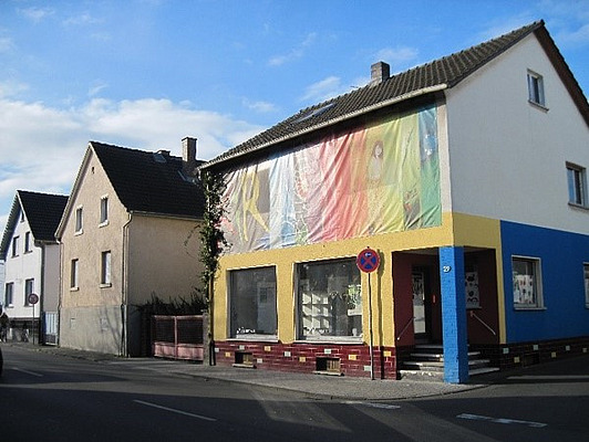 Blick auf die Häuser in der Dieburger Straße 29-31 