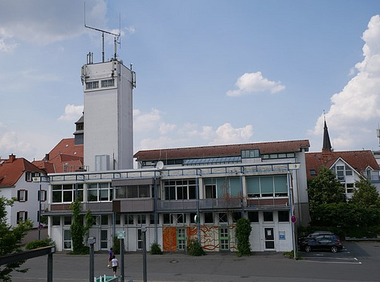 Alte Wache Blick von der Kulturhalle aus.